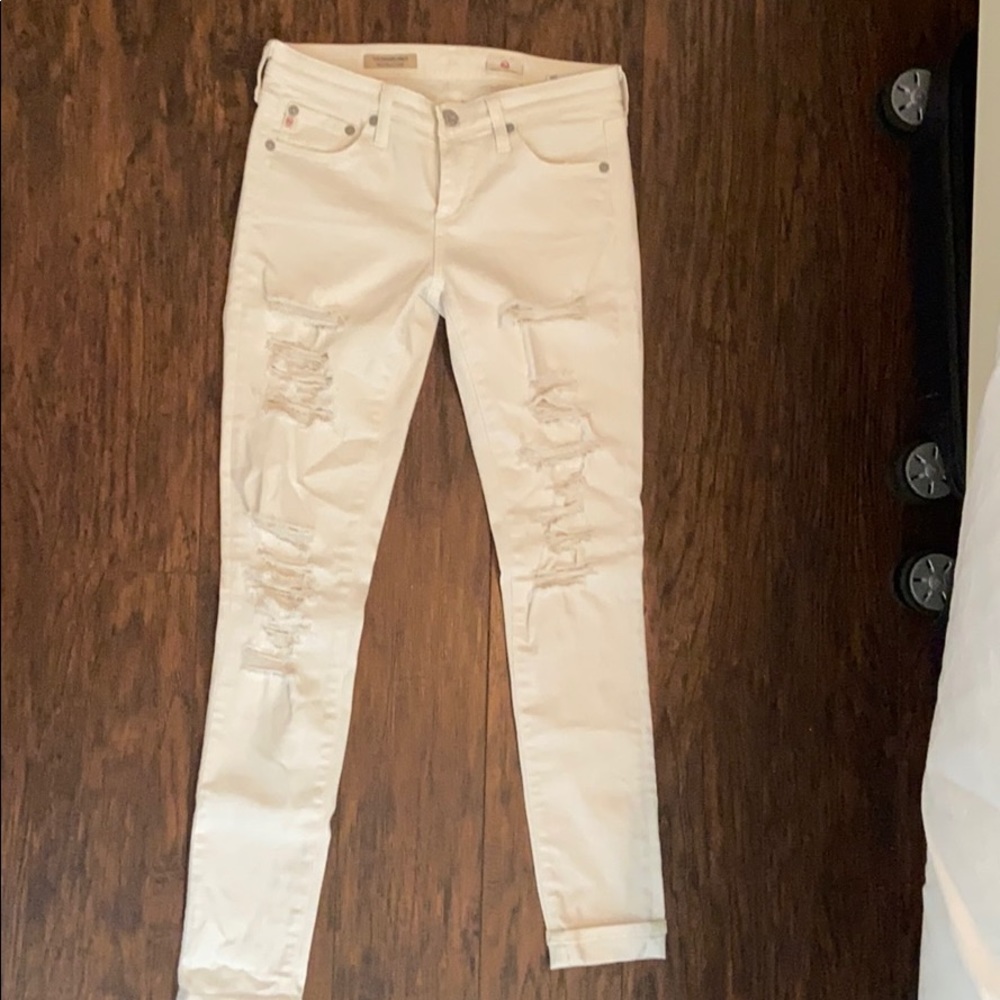 AG ripped jeans